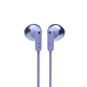 JBL Tune 215BT - Purple - Wireless Earbud headphones - Front